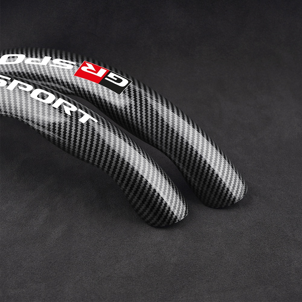 Bộ 2 Vỏ Bọc Vô Lăng Xe Hơi Bằng Sợi Carbon Cho Toyota VIos Yaris Corolla Cross Wish Revo CHR Avanza Fortuner Rush Wigo Innova raize Calya Etios Rav4 Hilux Camry