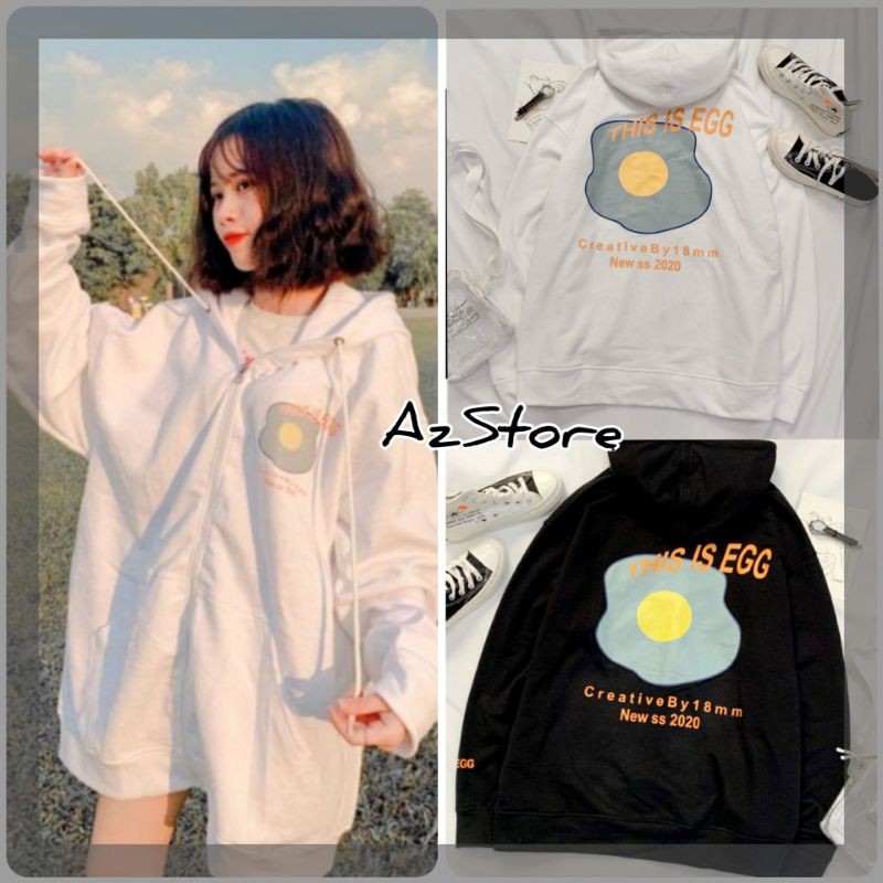 (FREESHIP) ❤ ÁO HOODIE - ÁO KHOÁC NỈ NGOẠI Dây Kéo trứng chiên HOOIDE BO VẢI | BigBuy360 - bigbuy360.vn