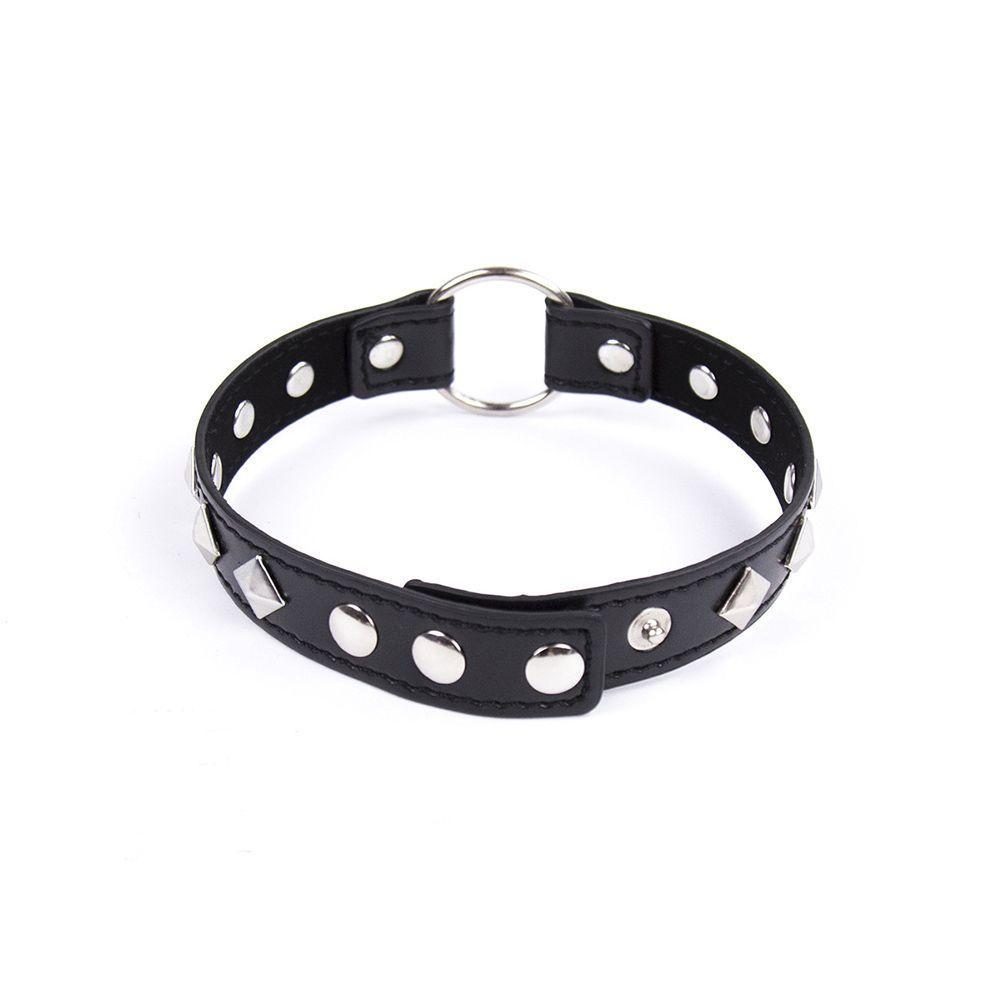 Vòng Cổ Choker Da Đính Chuông Phong Cách Rock