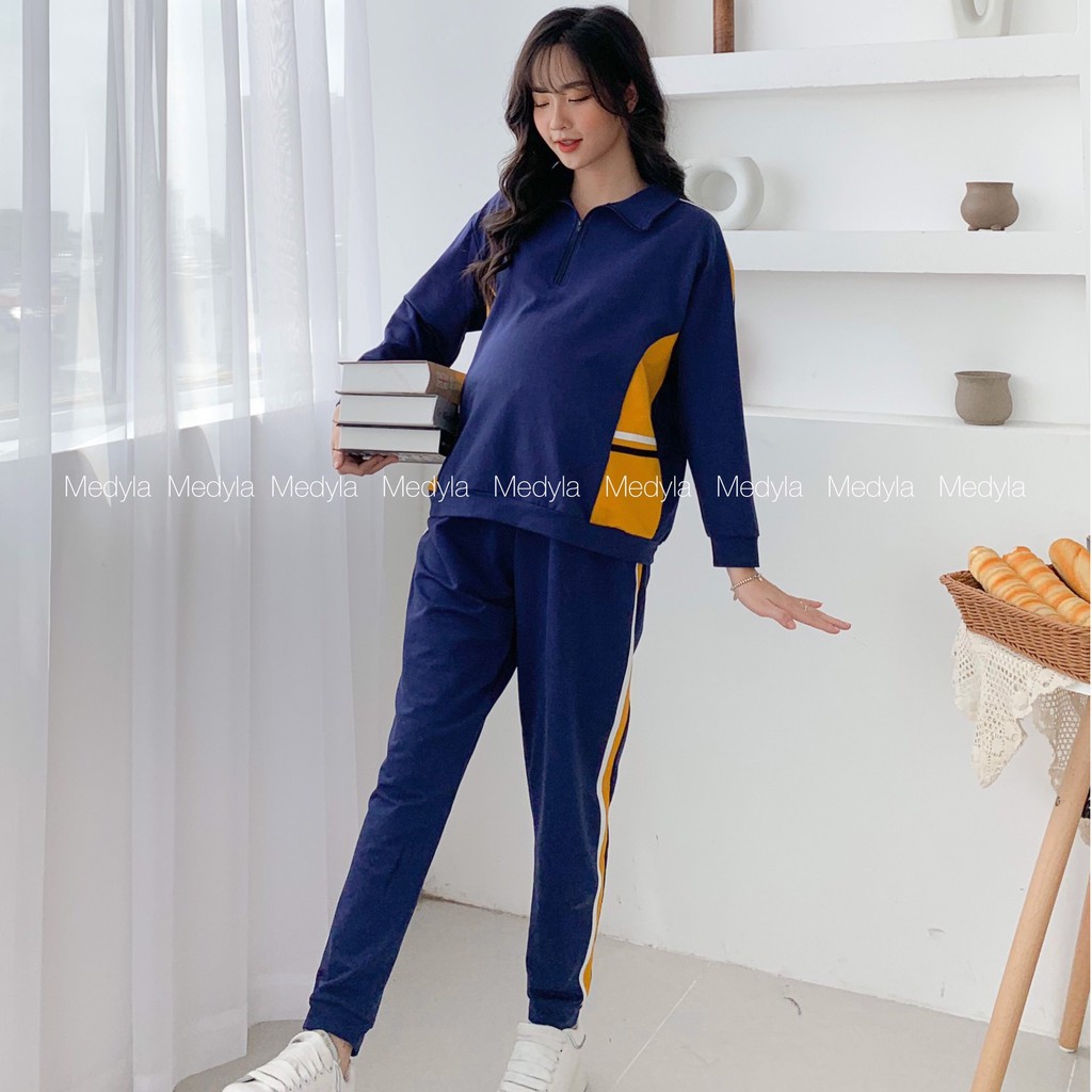 MEDYLA - Đồ bầu thu đông Hoodie nỉ da cá dày dặn - DBH005 | BigBuy360 - bigbuy360.vn