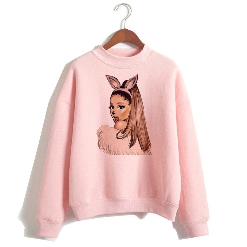 Áo Hoodie In Hình Ca Sĩ Ariana Grande Thời Trang 2019 Cho Nữ