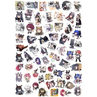 Hình dán Sticker anime Arknights 30-60 hình ép lụa khác nha