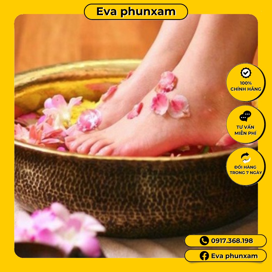 Hoa lá xông mặt ngâm chân spa thẫm mỹ viện