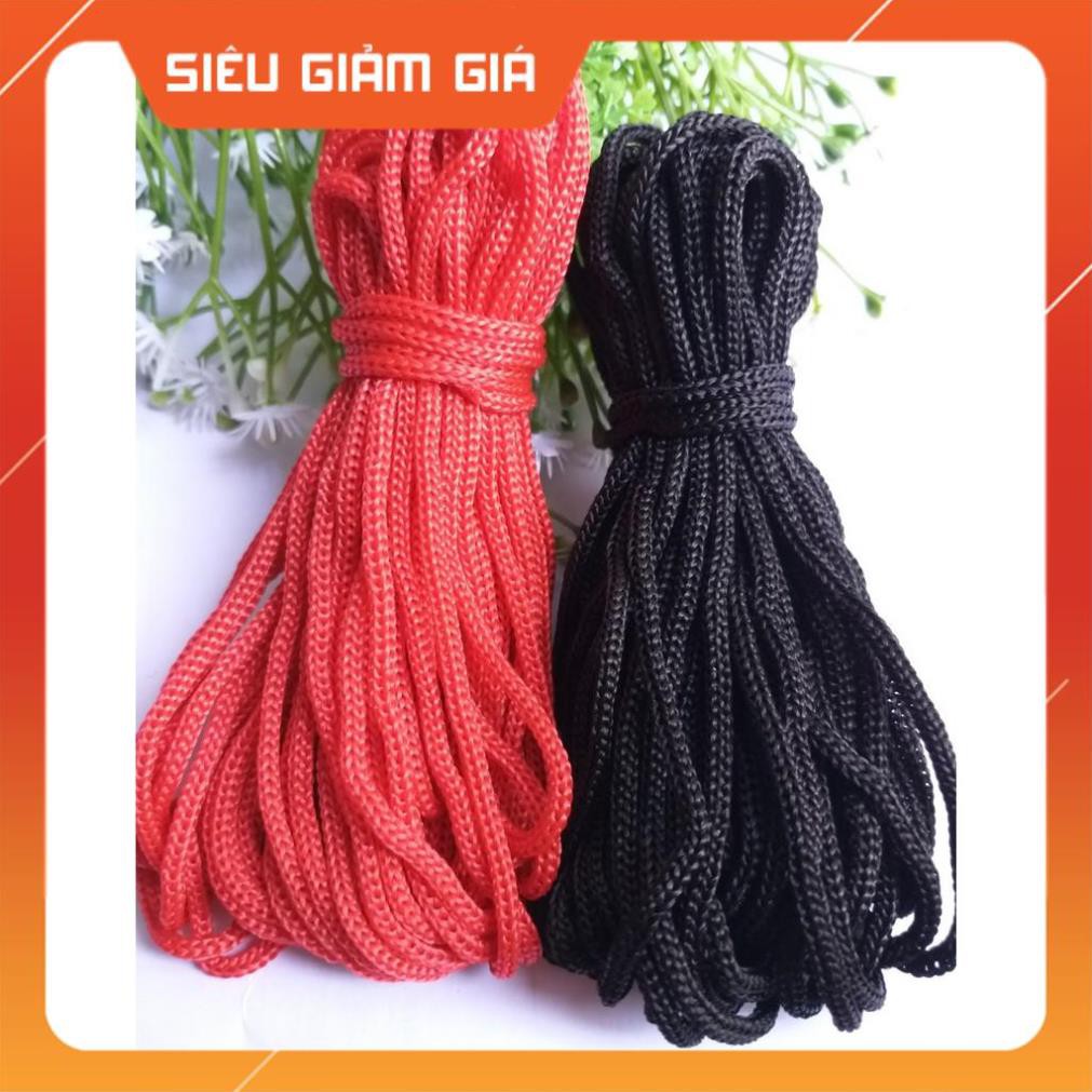 [siêu sale] 10 MET DÂY DÙ 3MM,DÂY LÀM VÒNG LOẠI 1, LÀM MÓC KHÓA,TẾT VÒNG HANDMADE, LÀM VÒNG ĐÔI, NHÓM