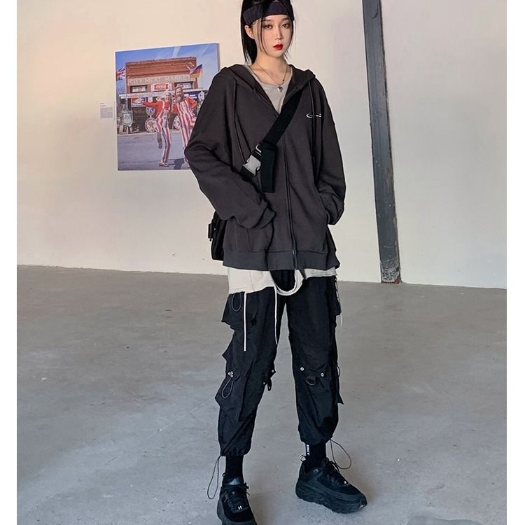 quần ống rộng Màu Đen Phong Cách Hàn Quốc Cho Nữ | BigBuy360 - bigbuy360.vn