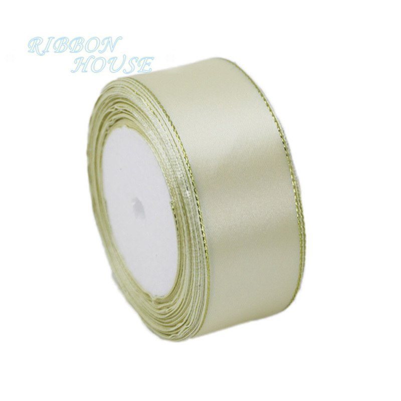 Cuộn Dây Ruy Băng Bằng Vải Satin Rộng 38mm Dài 25 Yards Dùng Trang Trí