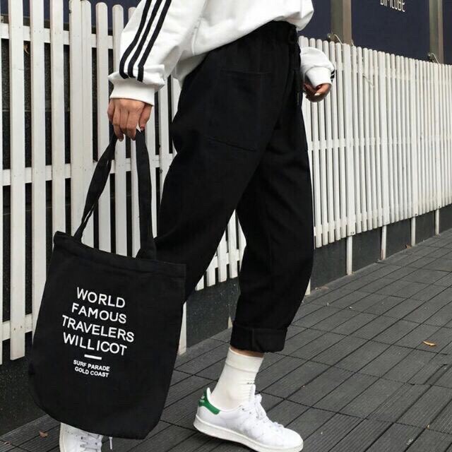 Quần 2 túi trước giả jean có bo chân - quần túi ngược cá tính-HươngSu-(PVN843)