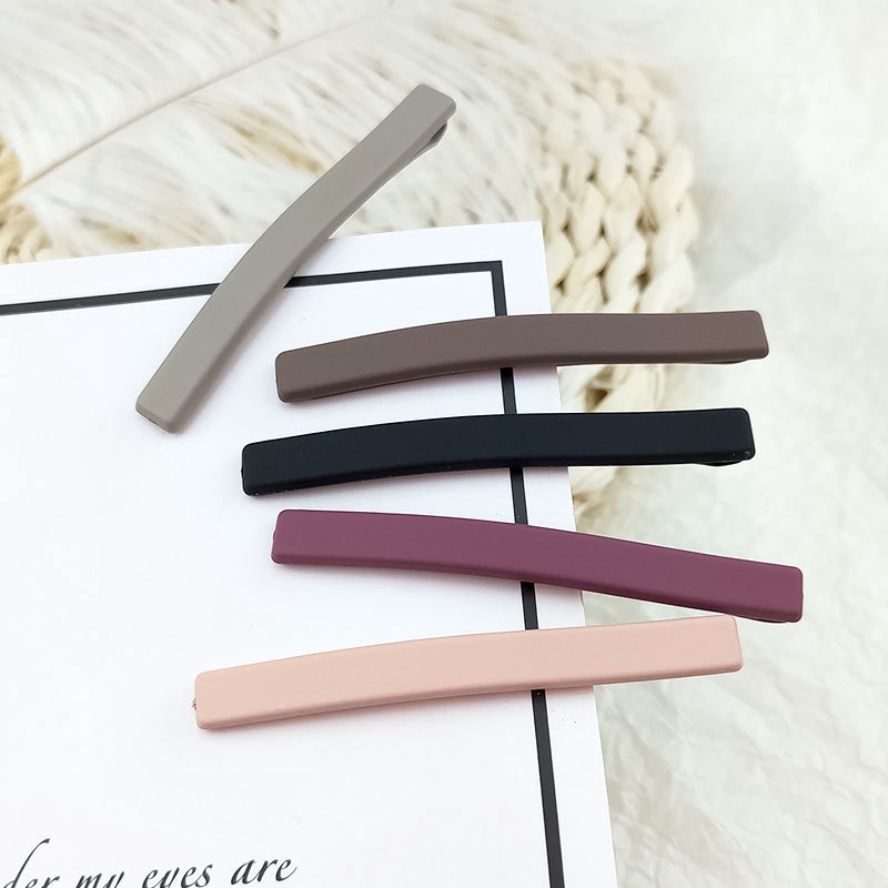 Kẹp Tóc Nhiều Màu Sắc Thiết Kế Đơn Giản Xinh Xắn Cho Nữ