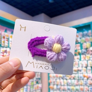 [Handmade Crochet] Kẹp tóc len