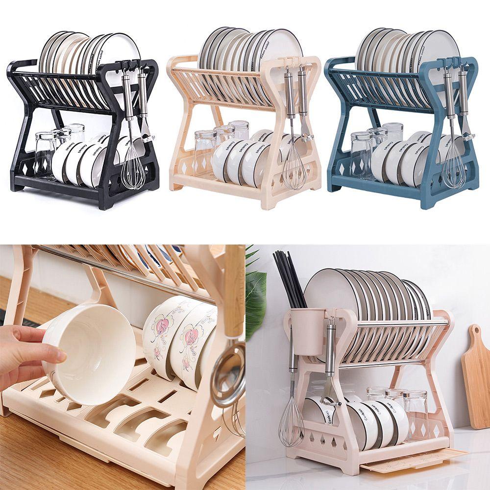 SUENIN Dish Drying Rack Multi-function Kitchen Tools Tableware Holder Filter Rack