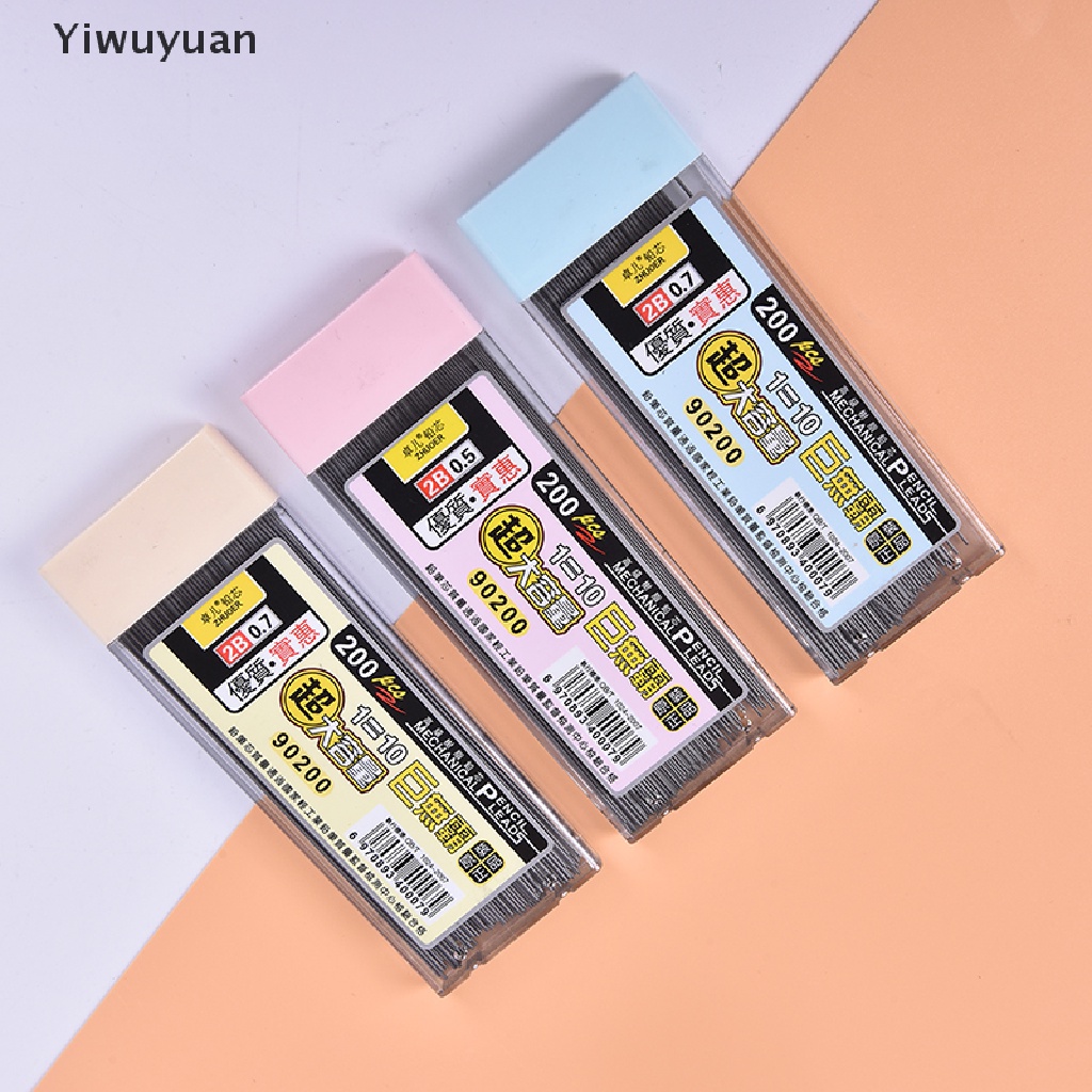 Hộp 200 Ngòi Chì Graphite 2B Cho Bút Chì Bấm