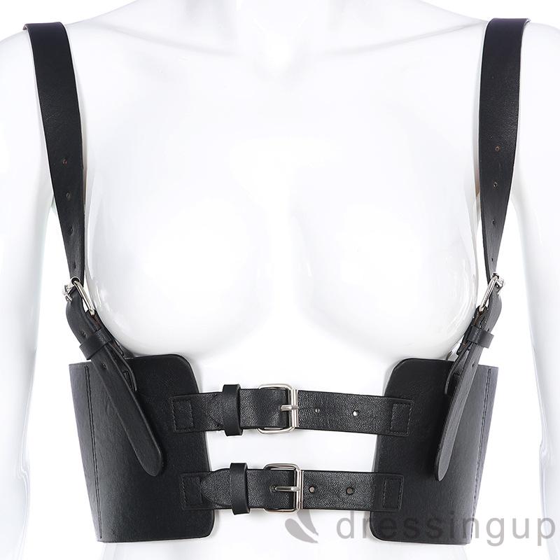 Dây đai da PU đeo cơ thể thiết kế đơn giản thanh lịch cho nữ