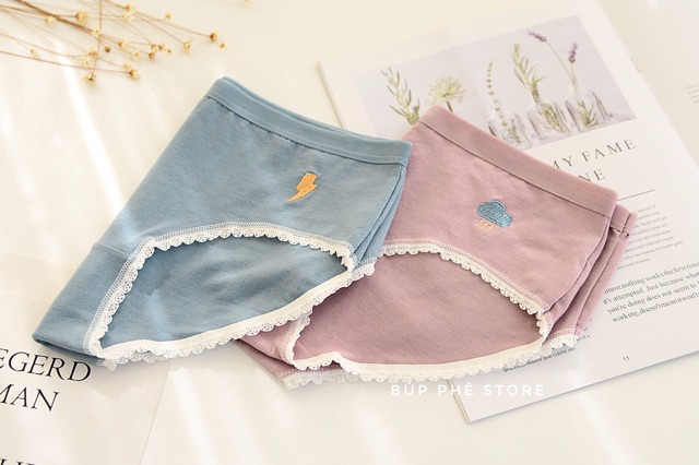 Quần Lót Cotton Thêu Thời Tiết 🌦⚡️