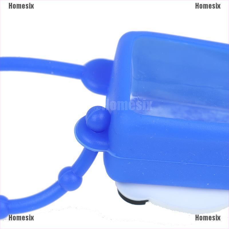 [zHMSI] Cute Silicone Hand Sanitizer Pocketable Antibacterial Holder With Empty Bottle TYU