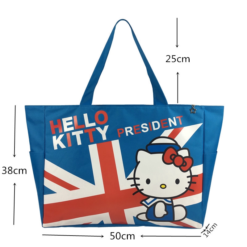 Túi vải Cỡ Lớn Họa Tiết Hello Kitty KN3301
