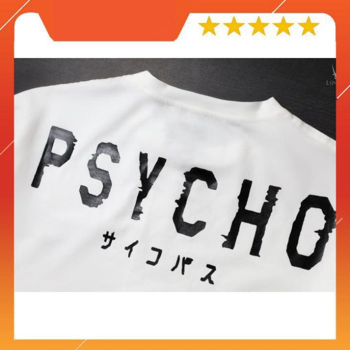 Áo phông in hinh P-Y-C-H-O ⚡𝐅𝐑𝐄𝐄𝐒𝐇𝐈𝐏 ⚡Áo phông cotton chất đẹp mát, áo unisex, áo phông trắng đen | BigBuy360 - bigbuy360.vn