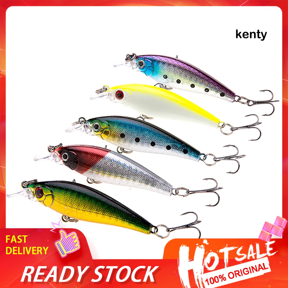 Đồ Chơi Nhân Vật Hoạt Hình Nhật Bản☀Mồi Câu Cá Giả Mắt 3D 7.5cm 6.7g 7.5G Có Móc