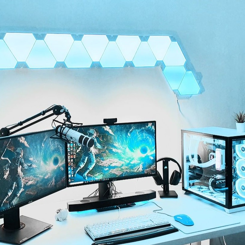Nanoleaf Triangle Shapes Smarter Kit tam giác - đèn lắp ghép cao cấp thông minh 2021