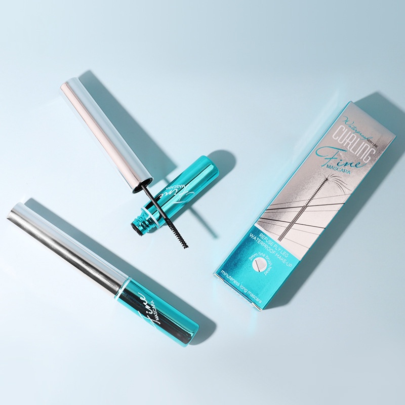 Mascara Đầu Cọ Nhỏ Siêu Mịn Uốn Cong Làm Dày Và Dài Mi Chống Thấm Mồ Hôi Không Nhòe