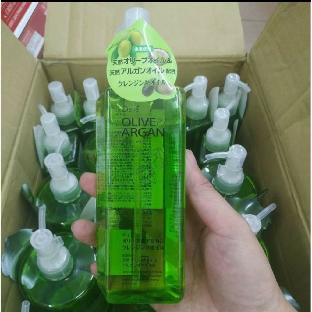 DẦU TẨY TRANG CHIẾT XUẤT TỪ DẦU OLIU VÀ DẦU ARGAN 200ML