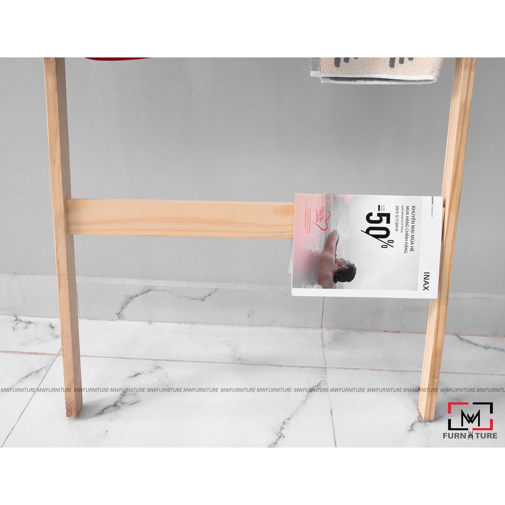 Thang trang trí decor homestay C Towel Ladder - MW FURNITURE - Nội thất căn hộ