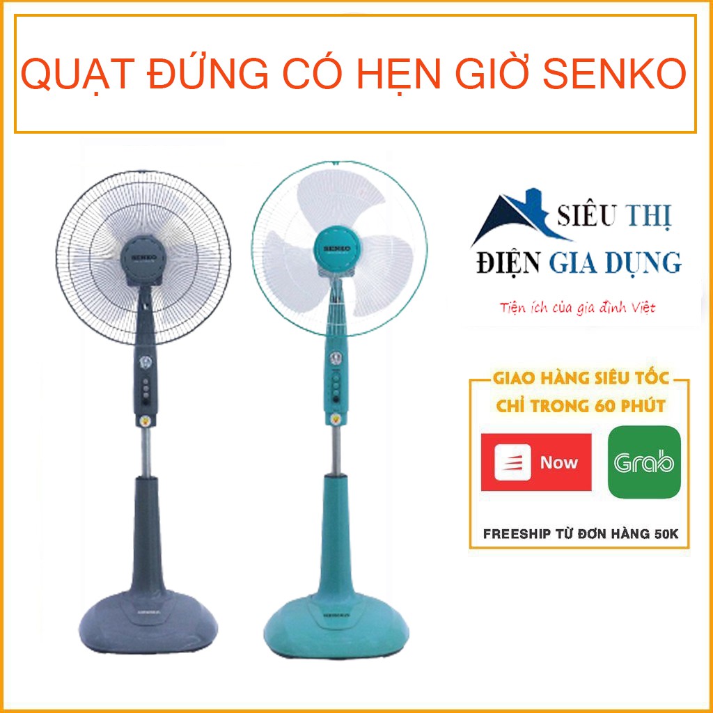 QUẠT ĐỨNG CÓ HẸN GIỜ SENKO - DH1600