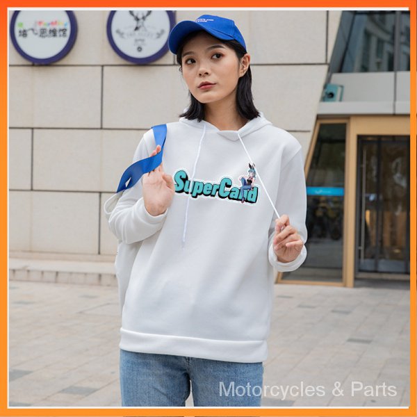 Áo Hoodie Lông Cừu Tay Dài In Chữ Baju Cantik Phong Cách Hàn Quốc Thời Trang Mùa Đông 2020 Cho Nữ