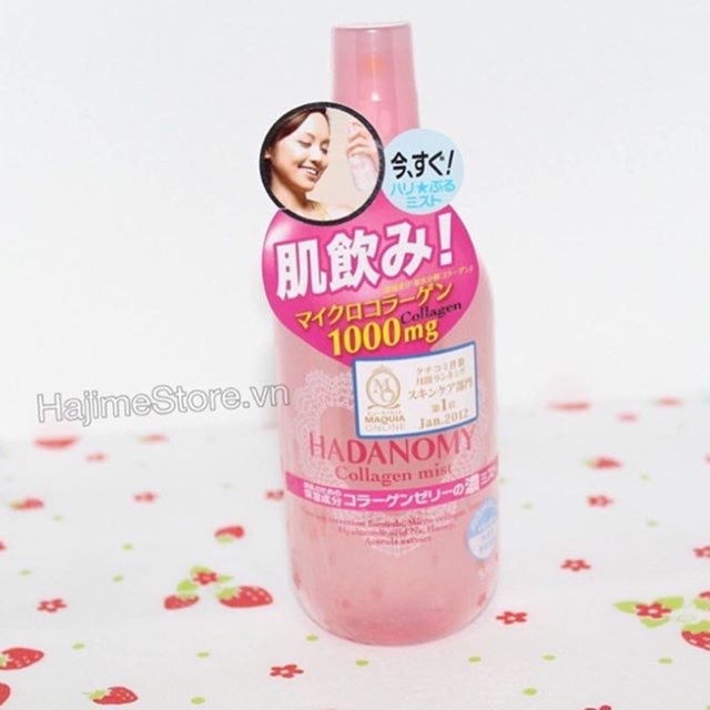 💦💦💦Xịt khoáng tái tạo da Hadanomy Collagen Mist