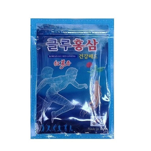 Cao dán hồng sâm glu xanh hàn quốc chính hãng góI 20 miếng