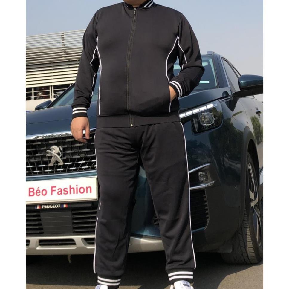 Bộ Đồ Nỉ Thu Đông Thể Thao Jaket Big Size Cho Nam New