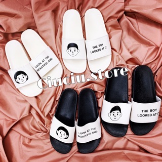 Dép đi mưa lookatthegirl/boy < kéo để xe ảnh thật > shop tự chụp ciuciu.store