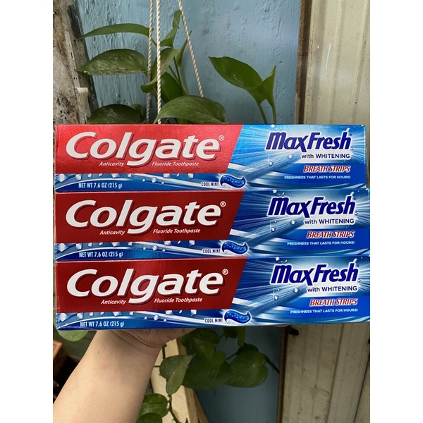 Kem đánh răng COLGATE Maxfresh trắng răng 206g Hàng Mỹ