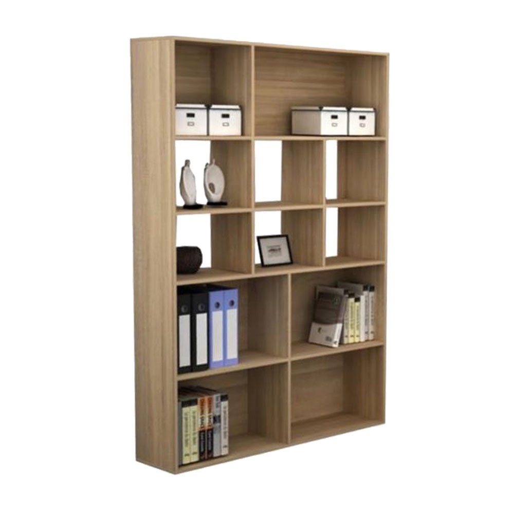 HomeBase ME LIVING Kệ đa năng bằng gỗ ép Thái Lan SUPRA W120XD30XH180cm màu gỗ sồi