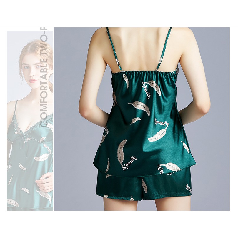 Bộ ngủ lụa 2 dây(Hàng Cao Cấp) | BigBuy360 - bigbuy360.vn