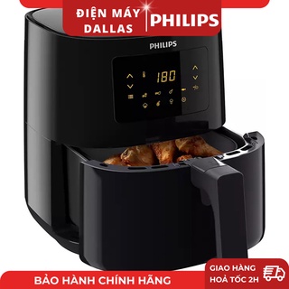 Nồi chiên không dầu philips hd9252 - lòng nồi 4.1l, giỏ nướng 2.2l chính hãng - bảo hành 2 năm - thay thế hd9220