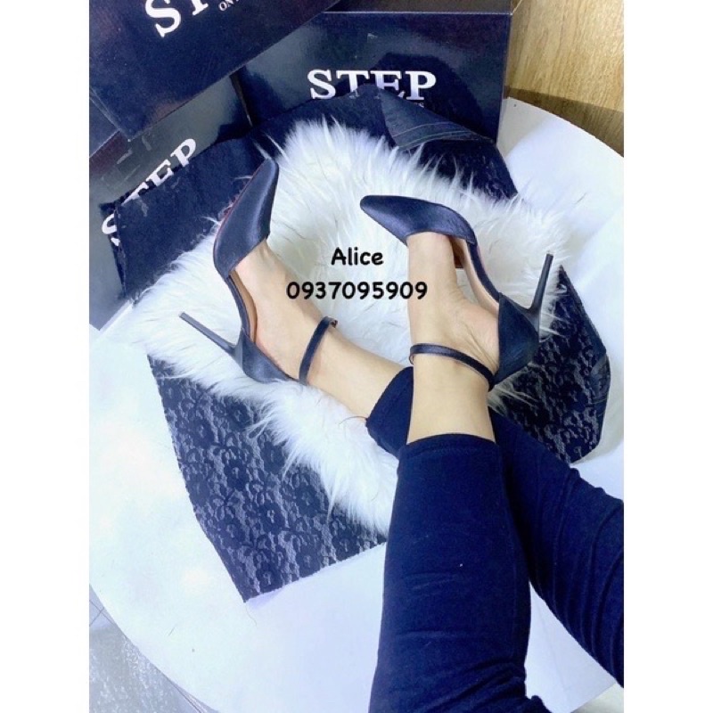 Giày Bupber Cao Gót Quai Hậu 10P- Hàng VNXK Cao Cấp - Full size 34-40