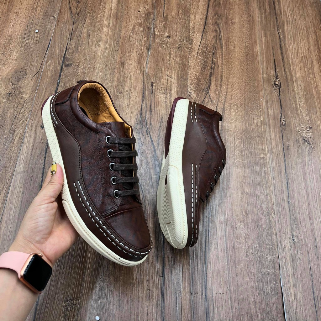 Giầy thể thao nam da thật asia kiểu dáng 2020