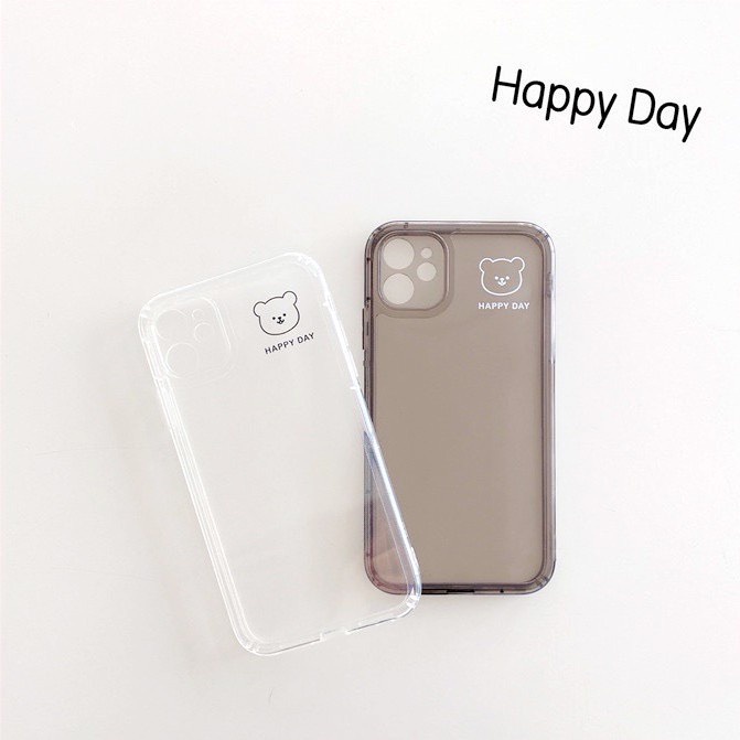 Ốp Lưng Iphone Trong Suốt,Chống Sốc bảo Vệ Camera Hình Gấu ip 7Plus,8Plus,x,xs,xsmax,11,11promax,12,12promax,13,13promax