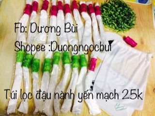 Túi lọc đậu nành , yến mạch sze to 36*30 cm