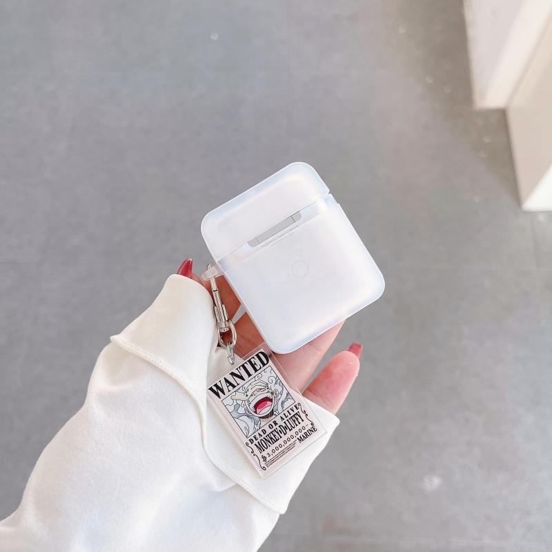 Vỏ Bọc Silicone In Họa Tiết One Piece Dành Cho Hộp Sạc Tai Nghe AirPods 1 2 3 Pro