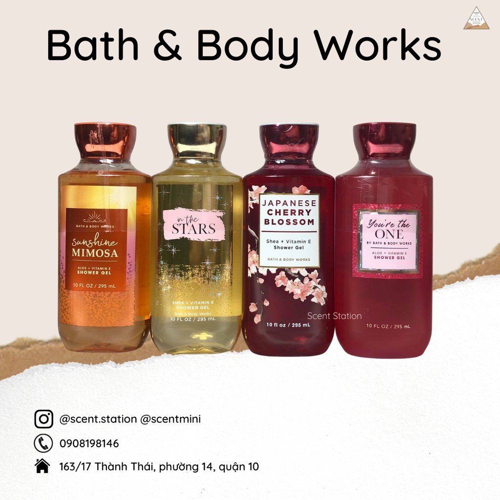 Sữa tắm nữ Bath &amp; Body Works 295ml