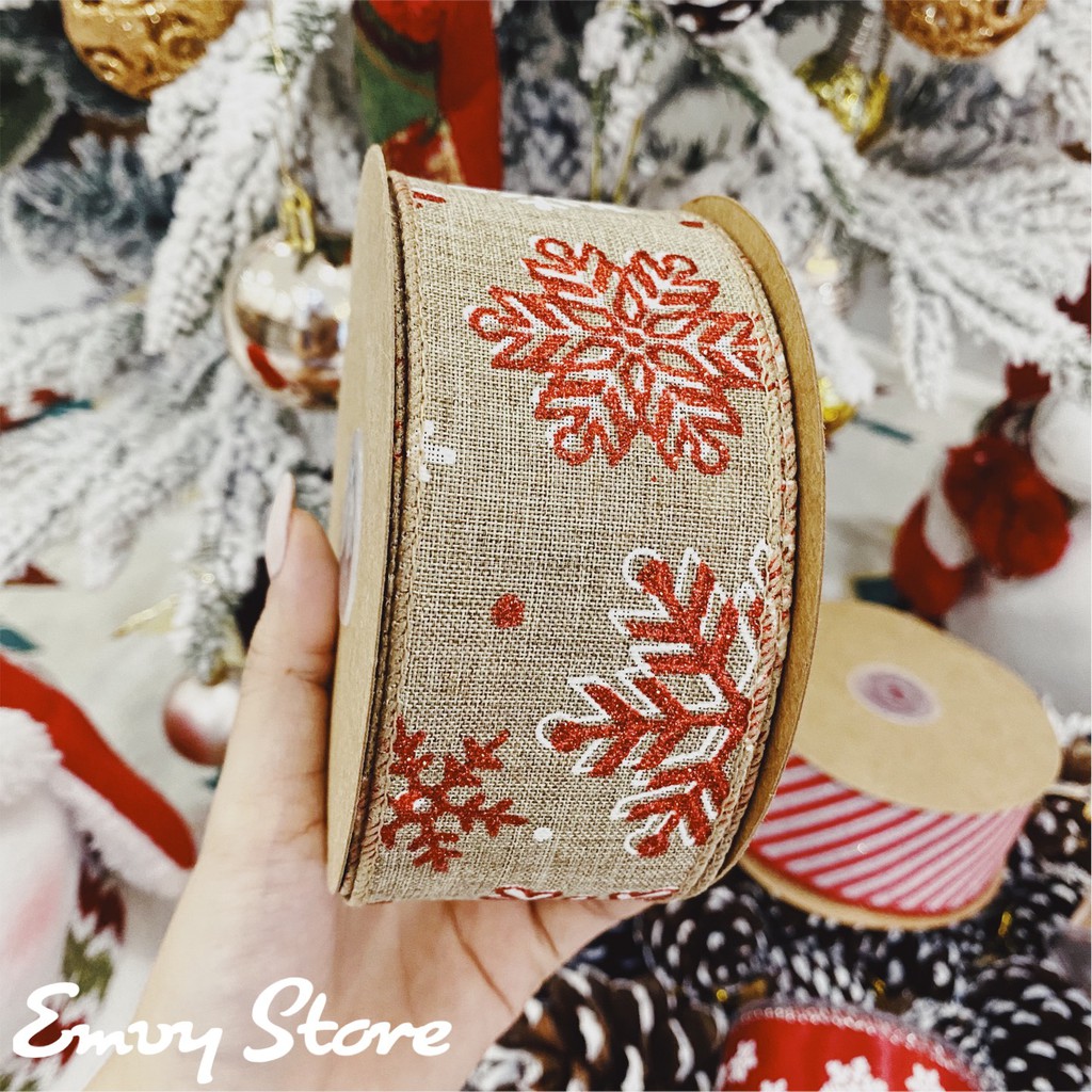 RUY BĂNG TRANG TRÍ GIÁNG SINH