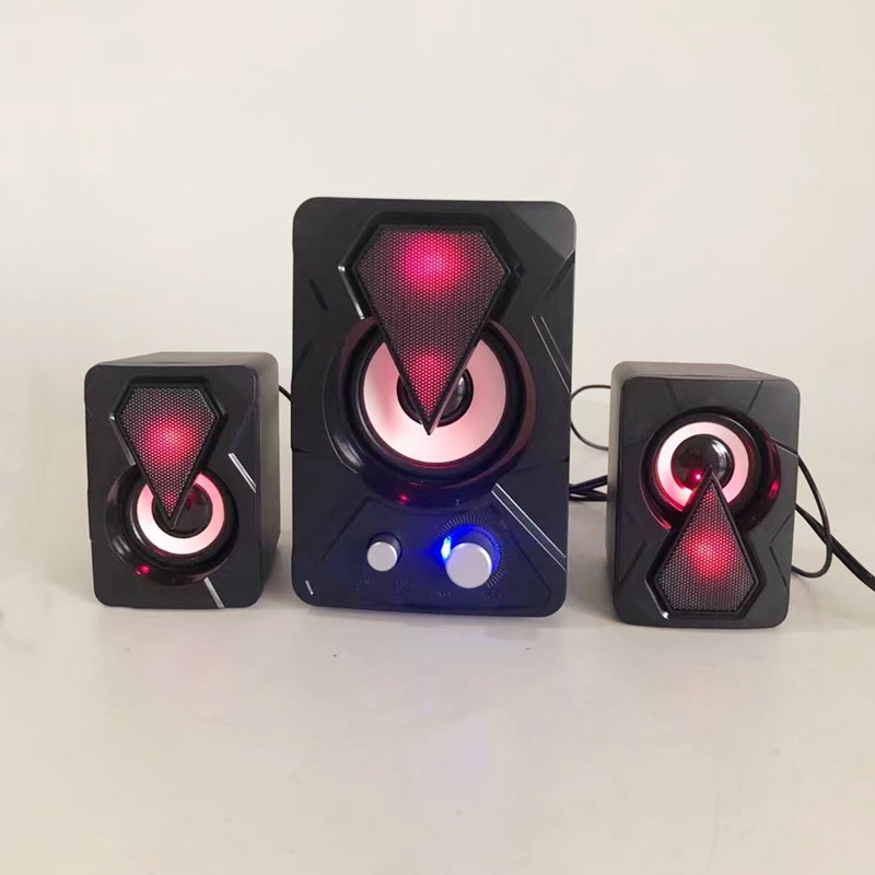 Loa Vi Tính 2.1 YST-1306 Bass Siêu Trầm - Led RGB
