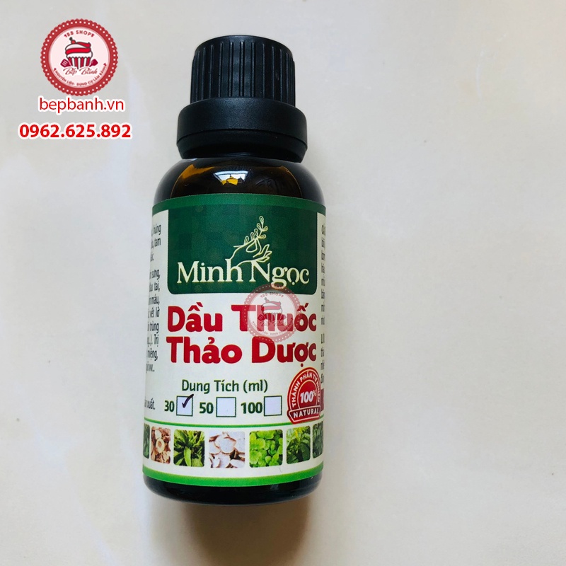 Dầu thuôc thao dược Minh Ngọc - Cầm mau, giam bầm tím