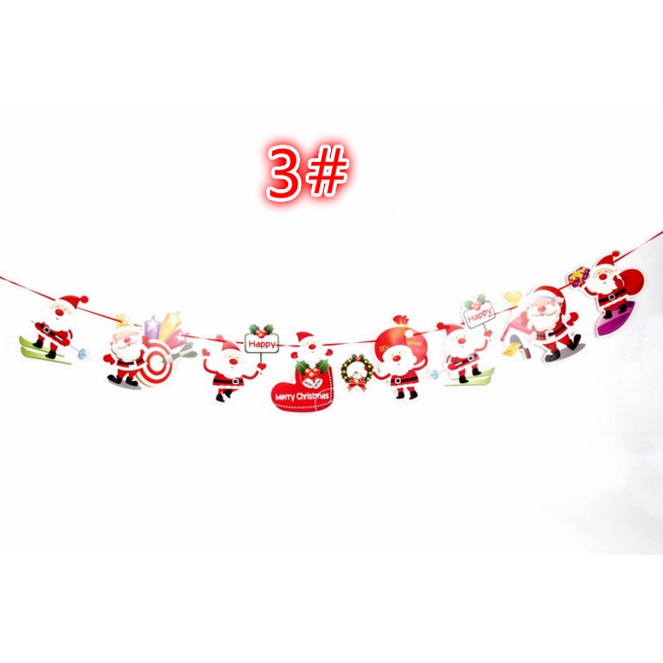 Dây Treo Trang Trí Giáng Sinh Hình Hoạt Hình Dễ Thương