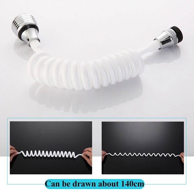 360° Vòi Nước Nối Dài Có Thể Điều Chỉnh Hai Tốc Độ Tiện Dụng Cho Nhà Bếp/ Phòng Tắm