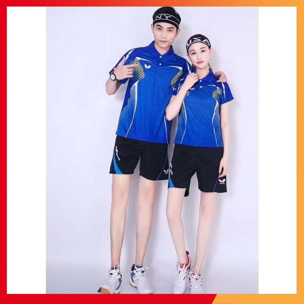 Áo Bóng Bàn Butterfly 2019 Thấm Hút Mồ Hôi Vải Polyestes M02