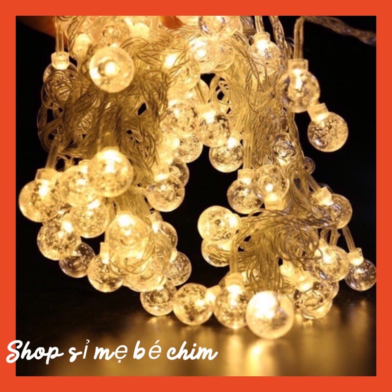 Đèn led bi bọt cherry ball trang trí phòng dùng điện 220v