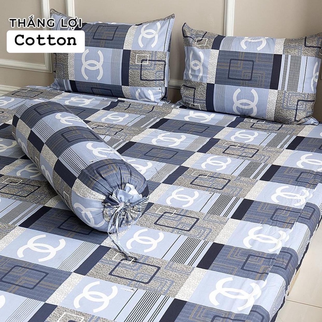 (link 4)Drap Thắng Lợi cotton, ga giường IN LOGO cao cấp ( ảnh thật) nhiều mẫu chính hãng