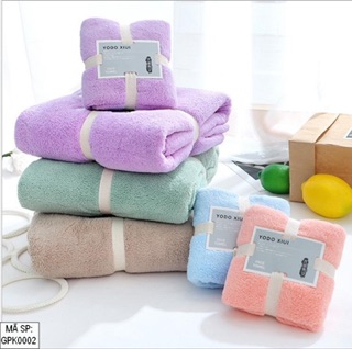Set khăn tắm + khăn mặt cao cấp